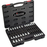 Vigor Llave De Vaso-Bit-Inserto-Set 1/2" V1919