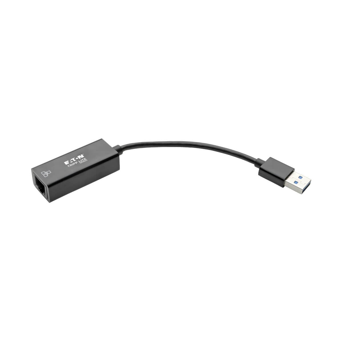 Tripp Lite U336-000-R Adaptador De Red Nic Usb 3.0 A Gigabit Ethernet, 10mbps / 100mbps / 1000mbps, Negro