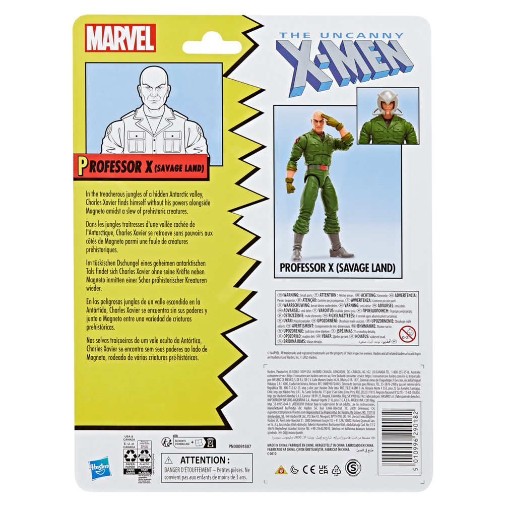 Figura Hasbro Marvel Legend Series X Men Proffesor X Savage Land