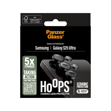EAN 5715685017117 - PanzerGlass ® Hoops® Ceramic Camera Lens Protector Samsung Galaxy S25 Ultra Protector de pantalla 1 pieza imagen 3