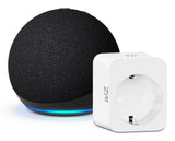 Altavoz Inteligente Amazon Echo Dot (5. Gen 2022) + Plug Wiz Controlador De Hogar Negro