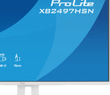 Iiyama Xb2497hsn-W1 (Prolite) - 23.8p Ips Fhd - 1ms - 350cd/Mâ² -  Hdmi-Dp Usb-C.Dock - Hub Usb - 2x2w - Ajustable- Blanco