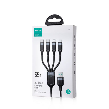 EAN 6956116758622 - JOYROOM S-1T4018A18l cable USB 1,2 m USB A 2 x USB C/Micro USB-B/Lightning 4,8 Gbit/s Negro imagen 5