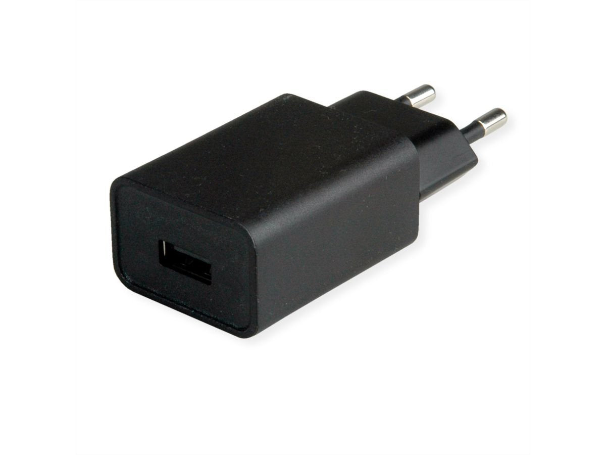 Value Usb Charger Mit Euro-Stecker, 1-Port (Typ-A), 12w