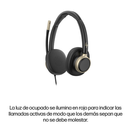 EAN 0199764365620 - HP Poly Mission 825 Stereo USB Wired Headset (Bulk) Negro imagen 12