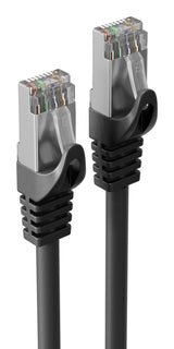 Cable De Red Cat7 Rj45 S Ftp Pur 0,5m Negro