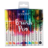 EAN 8712079446727 - Talens Ecoline marcador 10 pieza(s) Negro, Azul, Verde, Magenta, Naranja, Violeta, Amarillo imagen 1