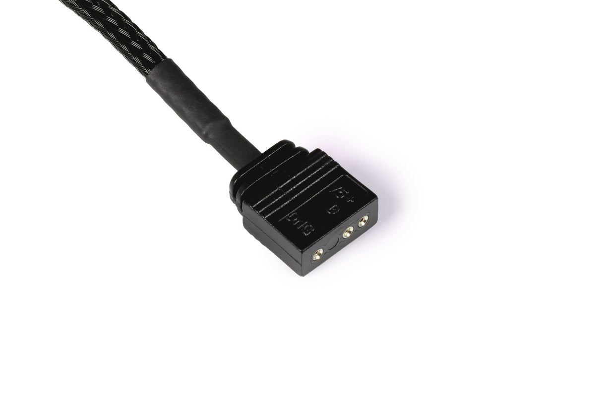 Alfacool Y Divisor De Cable Argb 3 Pines En 2x 3 Pines, 30 Cm De Negro, Incluido El Conector 18705