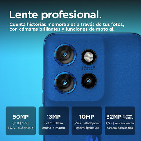 EAN 840023280047 - Motorola edge 50 Neo 16,1 cm (6.36") SIM doble Android 14 5G USB Tipo C 8 GB 256 GB 4310 mAh Azul imagen 5