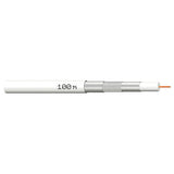 Megasat Vollkupfer Koaxcable 100m Spule,120db,3-Fach Geschirmt