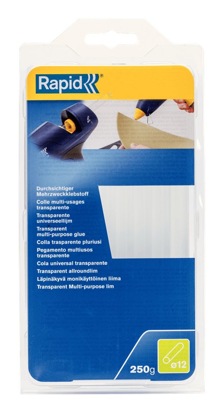 Rapid Heissklebesticks Universal Transparente, 14 Unidades