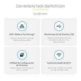 Startech Mini Docking Station Usb-C - Replicador De Puertos Para 4 Monitores Displayport Y Hdmi 4k 60hz - Con Pd De 100w