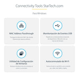 EAN 0065030902878 - StarTech.com 155UE-USB4-DOCK base para portátil y replicador de puertos Alámbrico Plata imagen 10