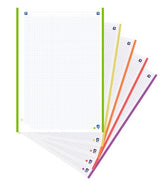 Oxford Recambio Classic A4 100+20h Gratis 4x4mm 5 Bandas Colores Vivos