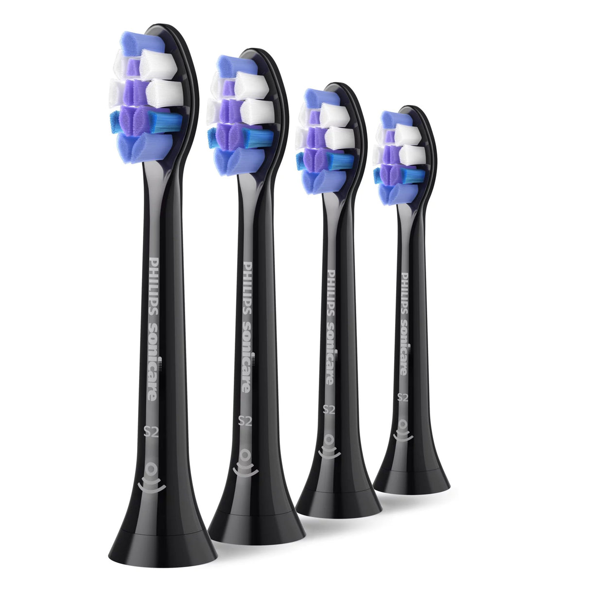 EAN 8720689043724 - Philips HX6054/88 cepillo de cabello 4 pieza(s) Negro imagen 1