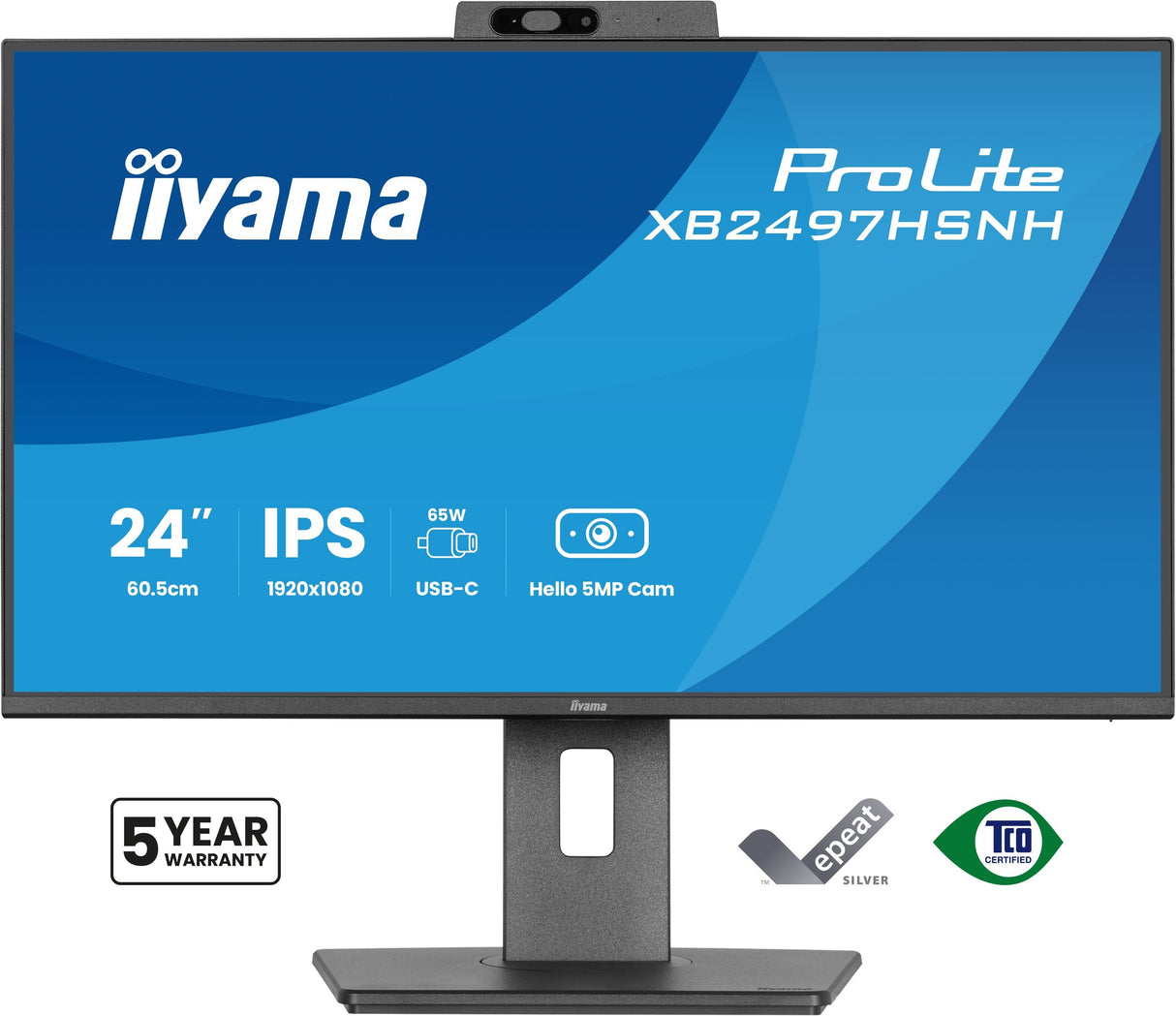 Iiyama 60.5cm 24" Xb2497hsnh-B1 16:10 Hdmi+Dp+Usb-C