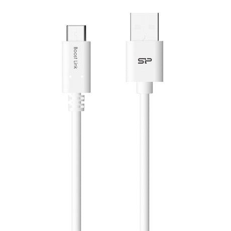 EAN 4712702659979 - Silicon Power Boost Link PVC LK10AC cable USB USB 2.0 1 m USB A USB C Blanco imagen 1