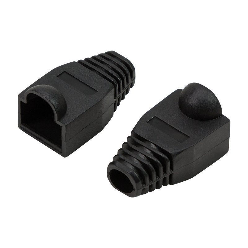 Modular Rj45 Plug Cable Boot 6.5mm Negro, 50pcs