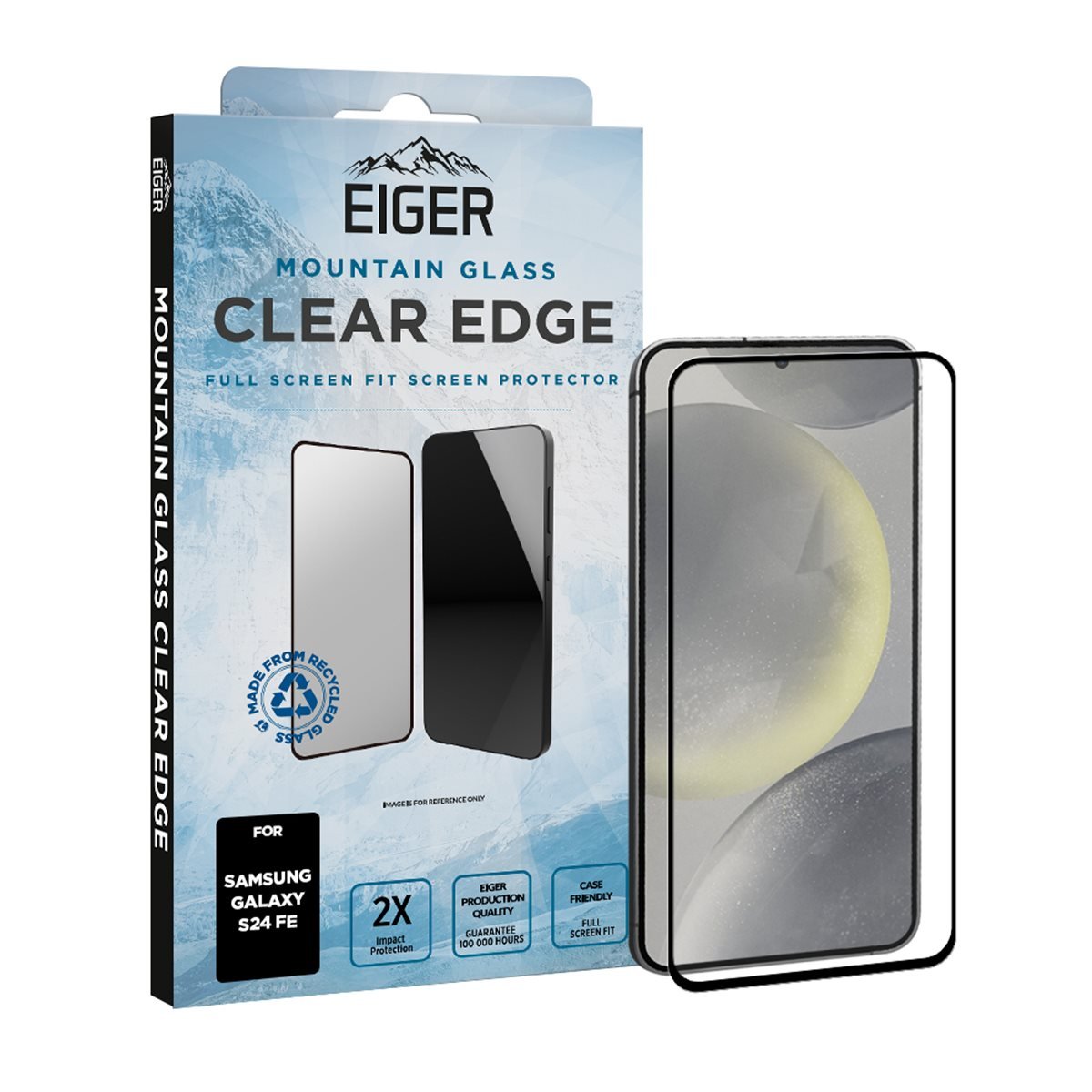 Eiger Sp Mountain Glass Clear Edge Galaxy S24 Fe