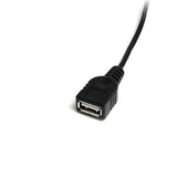 EAN 0065030842907 - StarTech.com USBMUSBFM1 cable USB 0,3 m Mini-USB B 0,48 Gbit/s Negro imagen 3