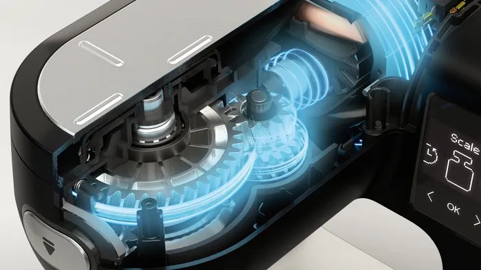 Bosch Food Processor Series 6 5,5l Silver Negro (Mums6zs34)