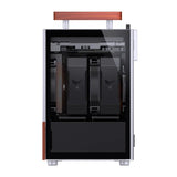 Jonsbo T6 Pc Carcasa, Mini-Tower, Mini-Itx, Tempered Glass, Madera - Plateado