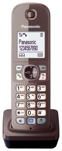 Panasonic Kx-Tga681 Teléfono Dect Identificador De Llamadas Marrón