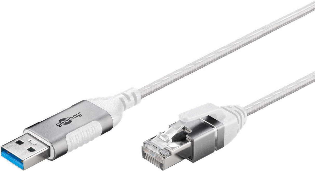 Goobay Ethernet-Adaptador Cable Usb-A 3.2 Gen1 > Rj-45, Slim 74381