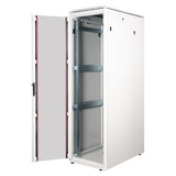 Roline 19-Zoll Netzwerkschrank Pro 42 He, 600x1000 Bxt Glastr Grau