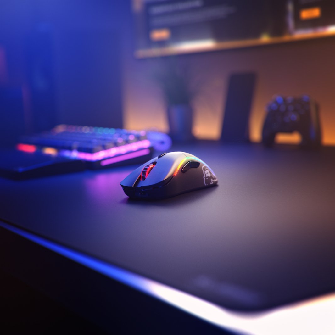 Raton Glorious Pc Gaming Race Glo-Ms-Dw-Mb Ratón Mano Derecha Rf Inalámbrico 19000 Dpi
