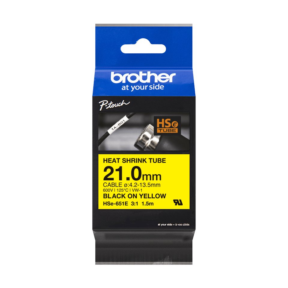 EAN 4977766822947 - Brother HSE-651E cinta para impresora de etiquetas imagen 1