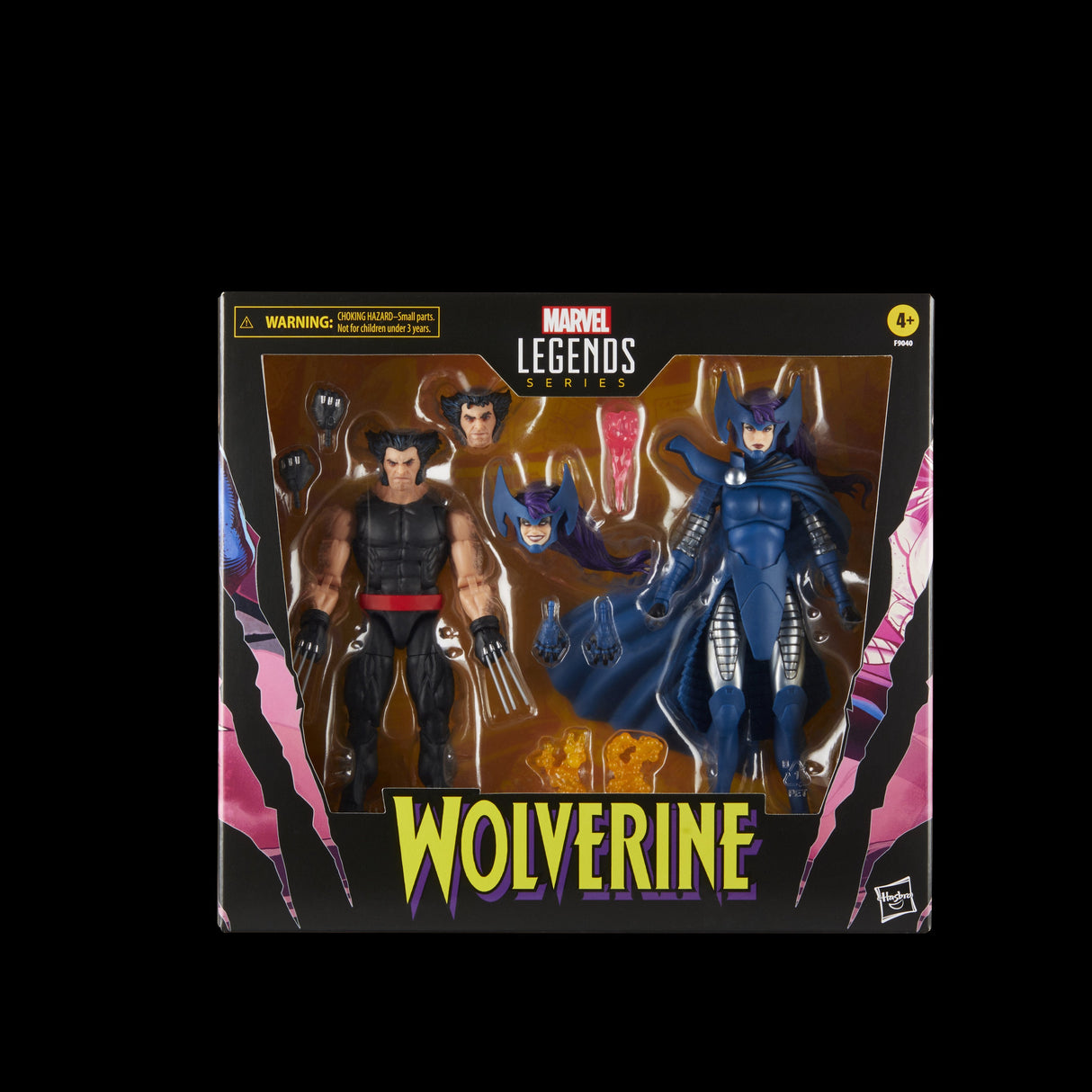 Set Figuras Hasbro Marvel Legends Series Wolverine & Lady Psylocke
