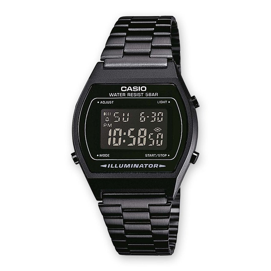 Reloj Digital Casio Vintage Edgy B640wb-1bef  39mm  Negro