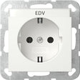 EAN 4010337093268 - GIRA System 55 toma de corriente Schuko Blanco imagen 1