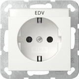EAN 4010337093268 - GIRA System 55 toma de corriente Schuko Blanco imagen 1