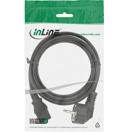 EAN 4043718264681 - InLine 16647E cable de transmisión Negro 1 m CEE7/7 C13 acoplador imagen 2