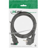 Cable De Alimentación Inline Tipo F Acodado A Conector Iec 1,5m