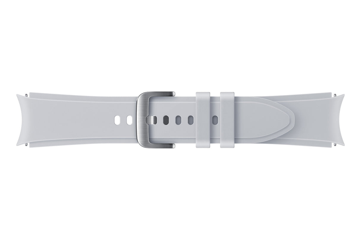 Correa De Reloj Samsung Ridge Sport Band (Plateado, Samsung Galaxy Watch4, 20 Mm, S/M)