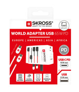 Skross Muv Usb Ac65pd + Kabel Usb-C