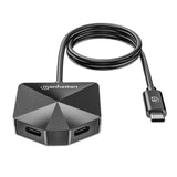 EAN 766623181150 - Manhattan 181150 base para portátil y replicador de puertos Alámbrico USB 3.2 Gen 2 (3.1 Gen 2) Type-C Neg imagen 8