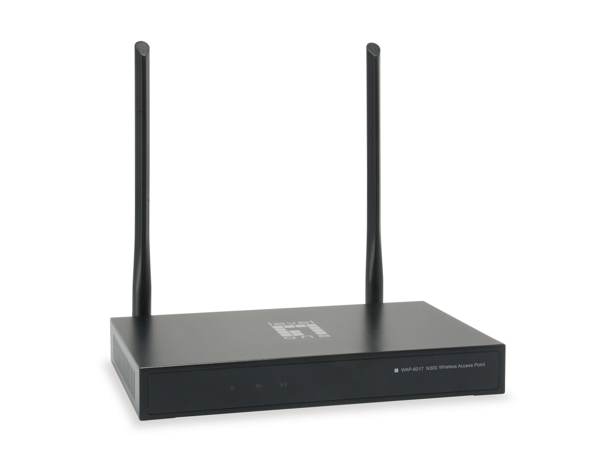EAN 4015867200407 - LevelOne WAP-6017 punto de acceso inalámbrico 300 Mbit/s Negro imagen 1