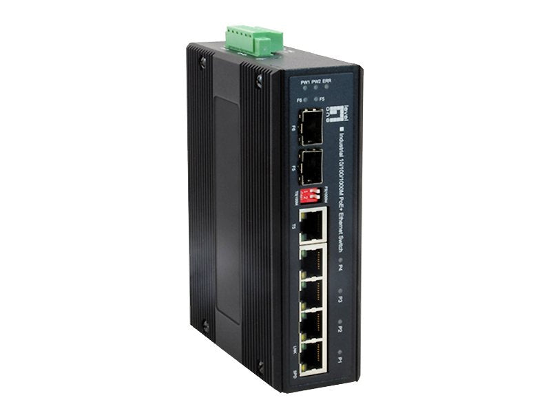 EAN 4015867188514 - LevelOne IES-0620 switch Gigabit Ethernet (10/100/1000) Energía sobre Ethernet (PoE) Negro imagen 1