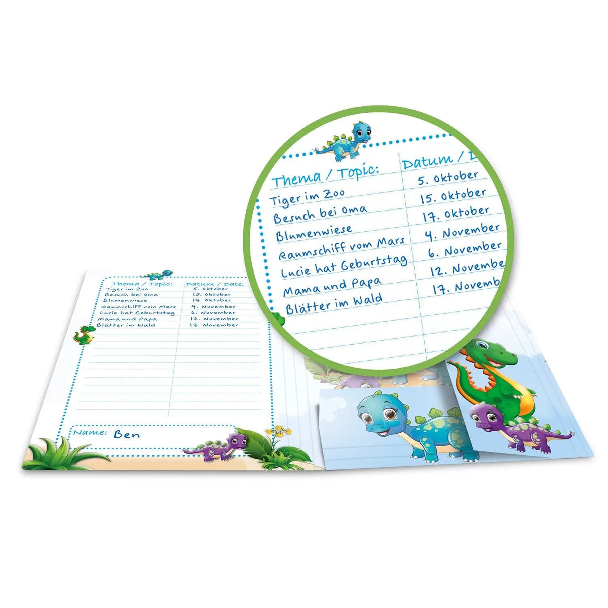 Carpeta Herma A4 Dinos Cartulina