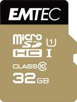 Emtec Micro Sdhc 32gb Uhs1 U1 Cl10 Ecmsdm32ghc10gp