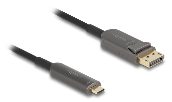 EAN 4043619816064 - DeLOCK 81606 adaptador de cable de vídeo 15 m USB Tipo C DisplayPort Negro imagen 1