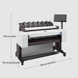 Impresora Hp Designjet Multifunción Postscript T2600 36 Pulgadas