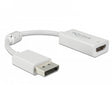 EAN 4043619639366 - DeLOCK 63936 adaptador de cable de vídeo 0,1 m DisplayPort HDMI Blanco imagen 1
