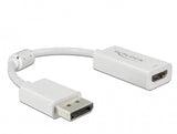 Delock Displayport 1.4 Adaptador A Hdmi 4k 60 Hz Con Hdr Funktion Passiv Blanco
