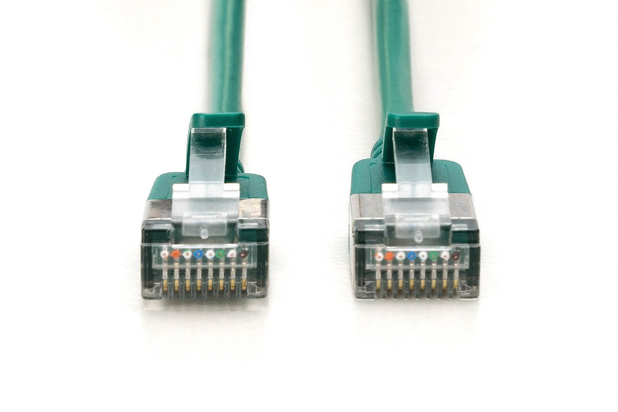 Digitus Cable De Red Cat 6a F/Ftp Slim 0,30m Verde 10 Unidades