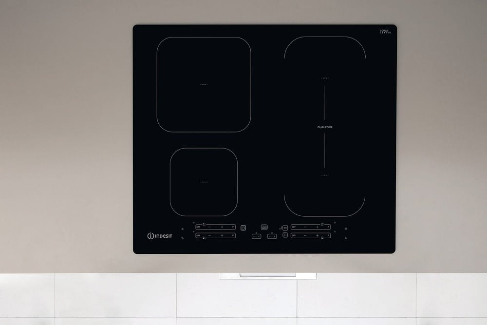 Indesit Ib 65b60 Ne Negro Integrado 59 Cm Con Placa De Inducción 4 Zona(S)